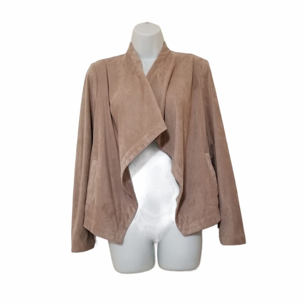 FAUX suede open front BB Dakota jacket